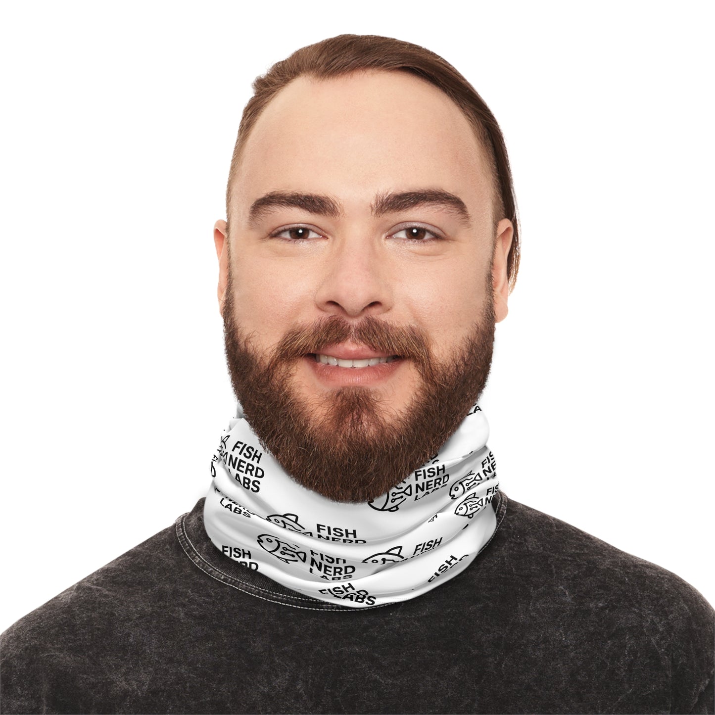 Fish Nerd Labs Pattern Neck Gaiter — Lightweight Printed Face Covering