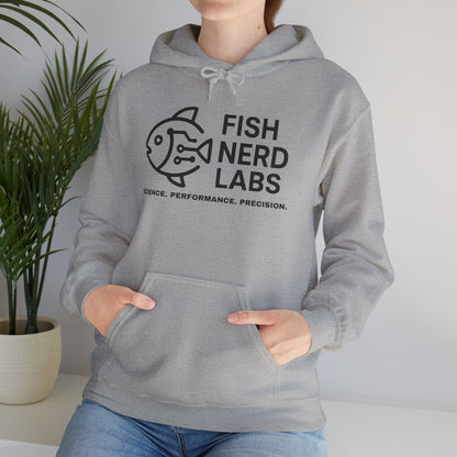 Fish Nerd Labs Hoodie — Science & Aquarium Enthusiast Pullover