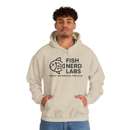 Fish Nerd Labs Hoodie — Science & Aquarium Enthusiast Pullover